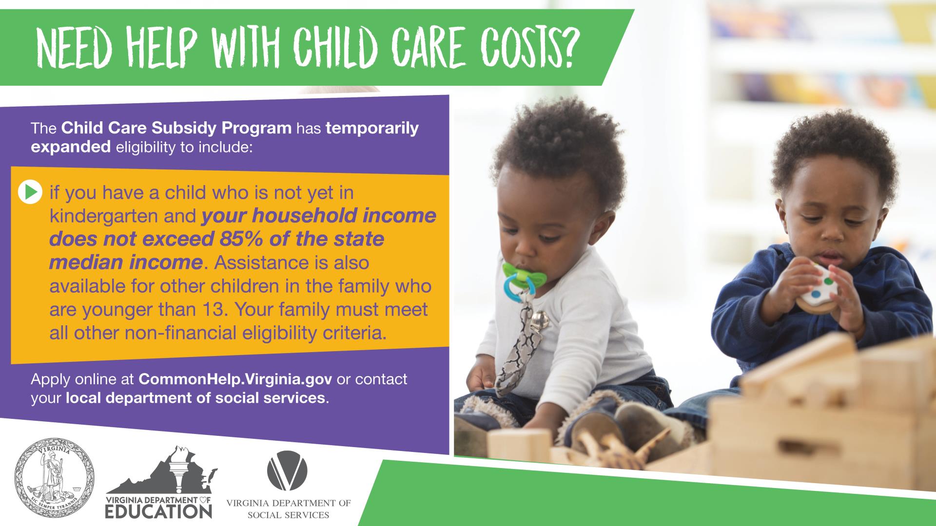 Subsidy Resource Kit For ChildCareVA Child Care VA